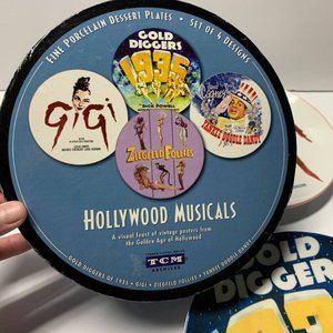 Hollywood Comemorative Musical Plates From TCM